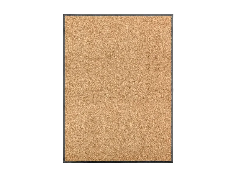 Deurmat wasbaar 90x120 cm crème NL620457