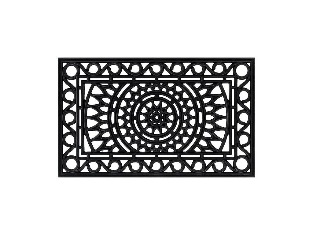 Felpudo rectangular de goma 45x75 cm ES982919