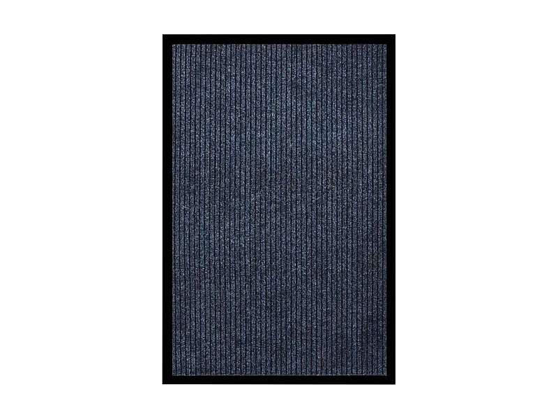 Deurmat 80x120 cm gestreept blauw NL254375