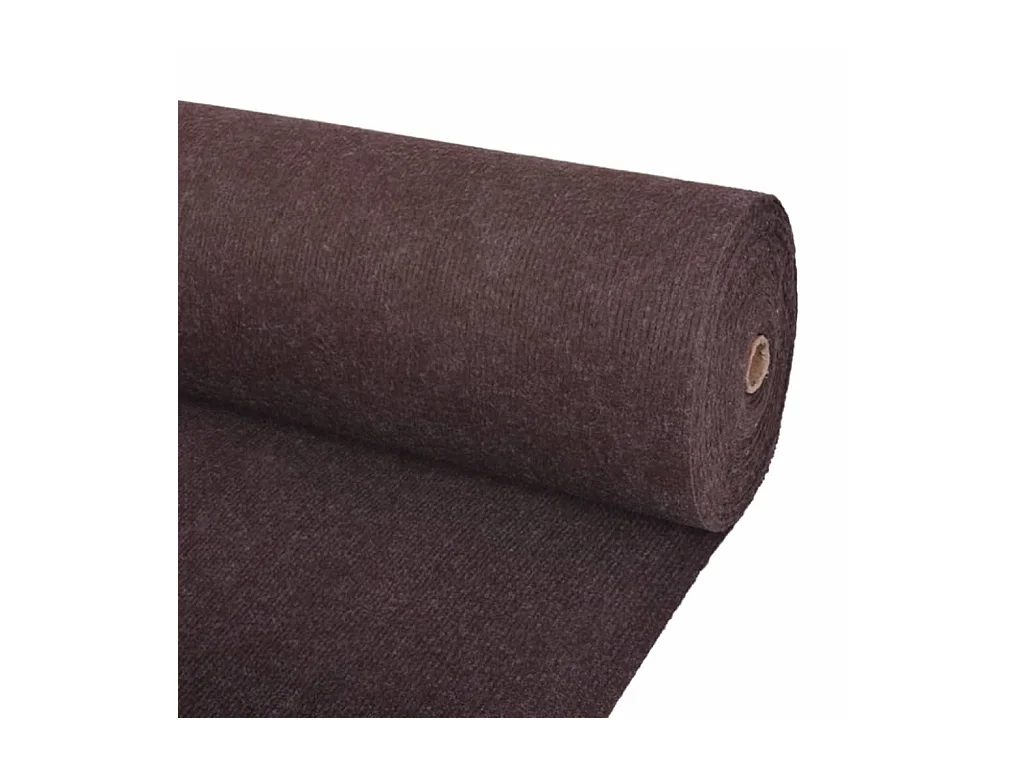 Tapis strié pour exposition 1,2x20 m Marron QBH53458