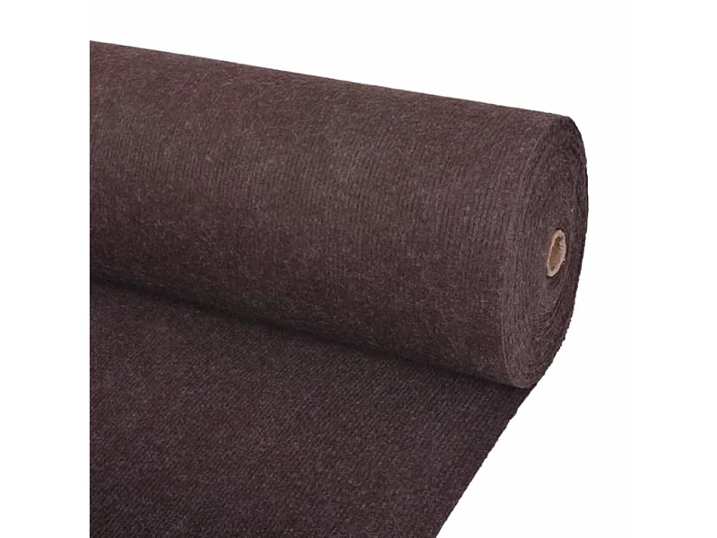 Tapis strié pour exposition 1,2x20 m Marron QBH53458