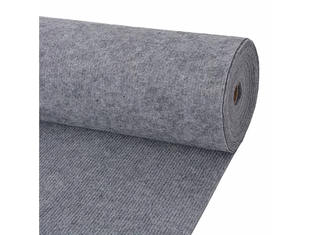 Alfombra para eventos estriada gris 1,2x20 m ES358053