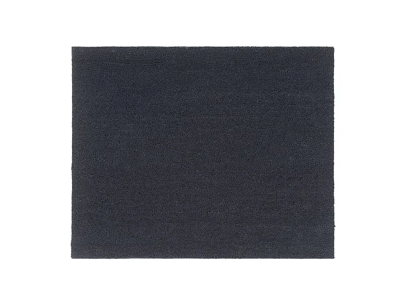 Paillasson de porte gris foncé 80x100 cm fibre de coco touffeté QBH41264
