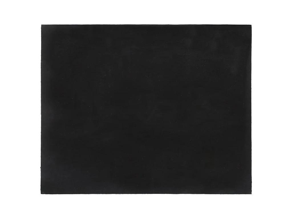 Paillasson de porte gris foncé 80x100 cm fibre de coco touffeté QBH41264