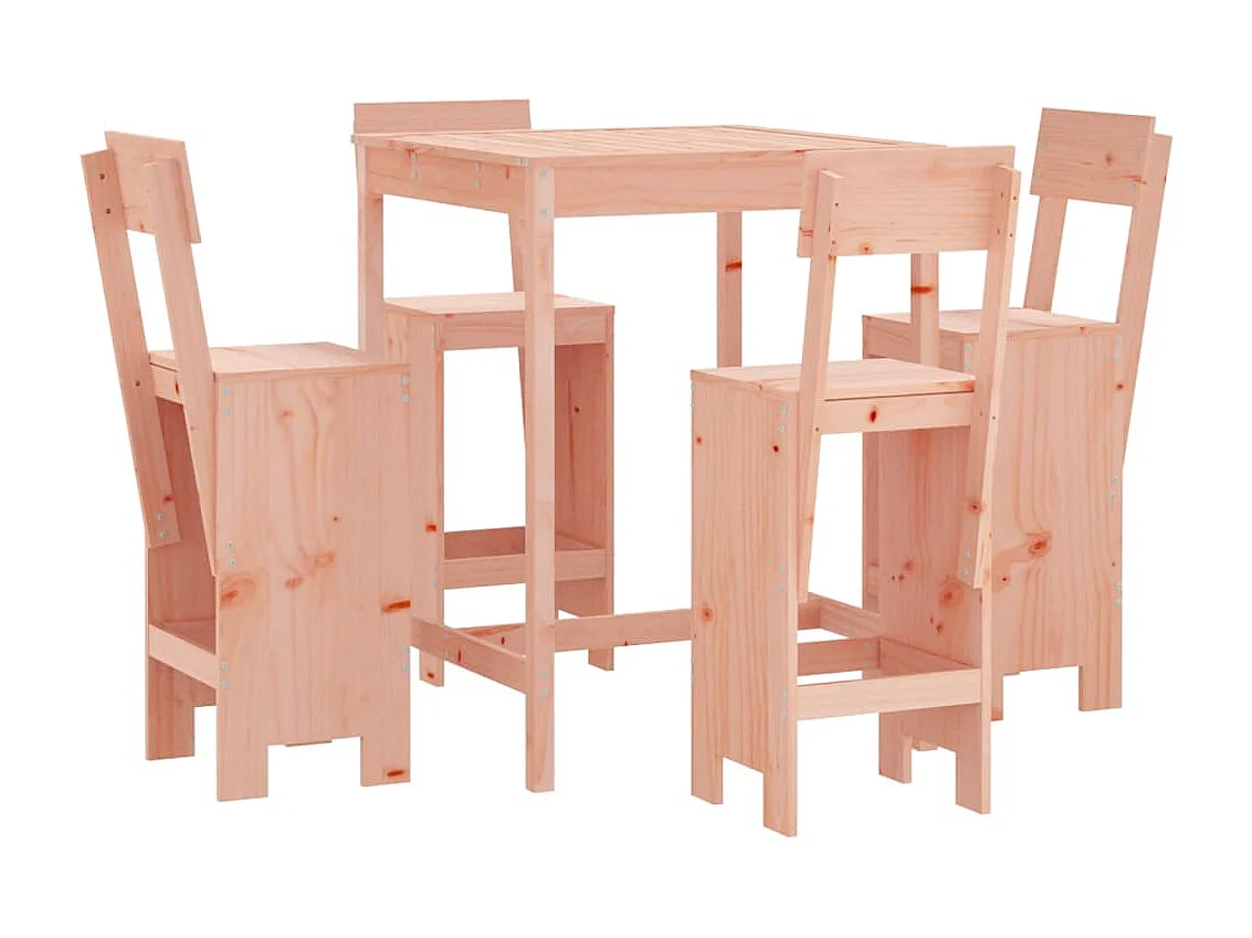 5-delige Tuinset massief douglashout NL763119