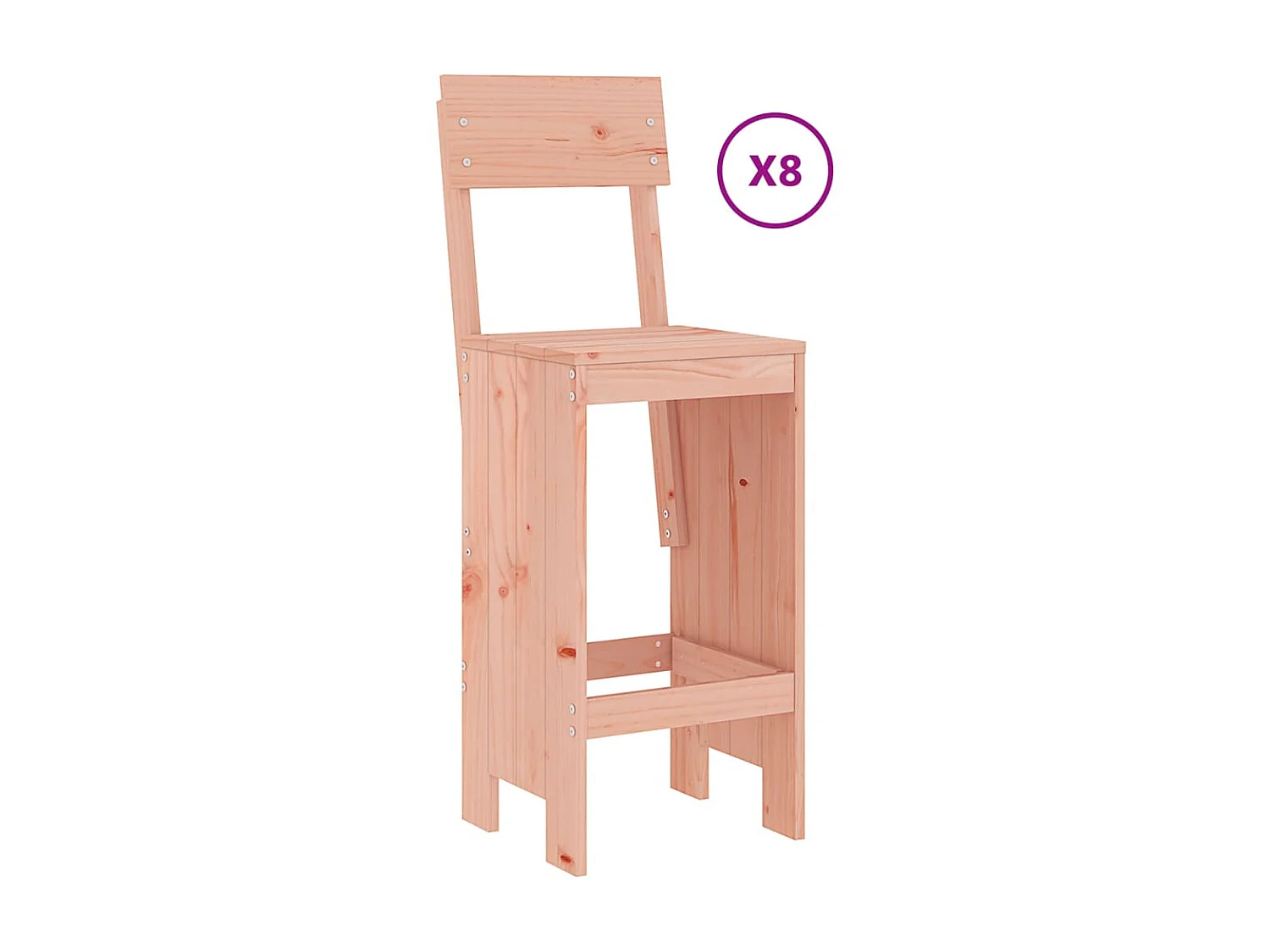 Ensemble de bar de jardin 9 pcs bois massif douglas GFDF53752