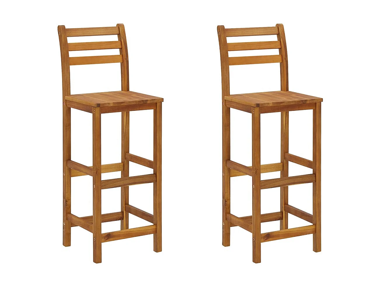 Ensemble de bar de jardin 3 pcs bois d'acacia solide GFDF40833