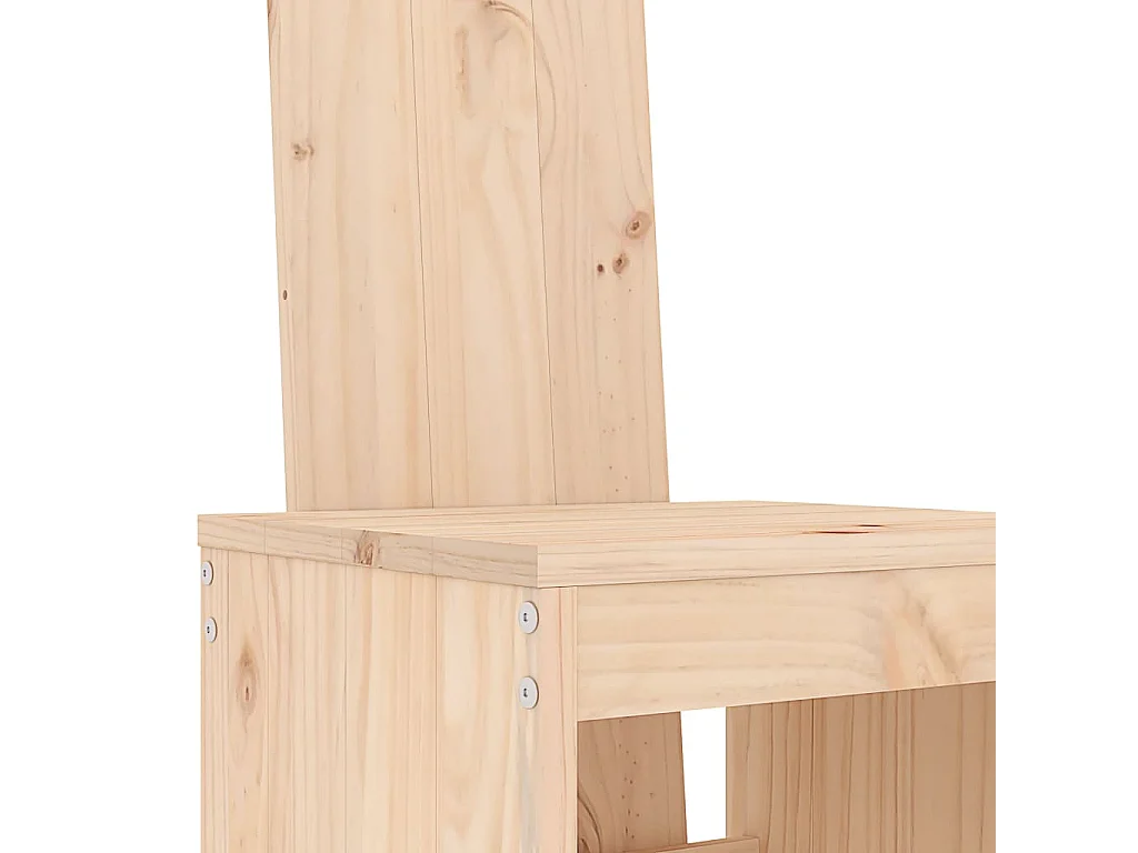 Ensemble de bar de jardin 5 pcs bois de pin massif GFDF42408