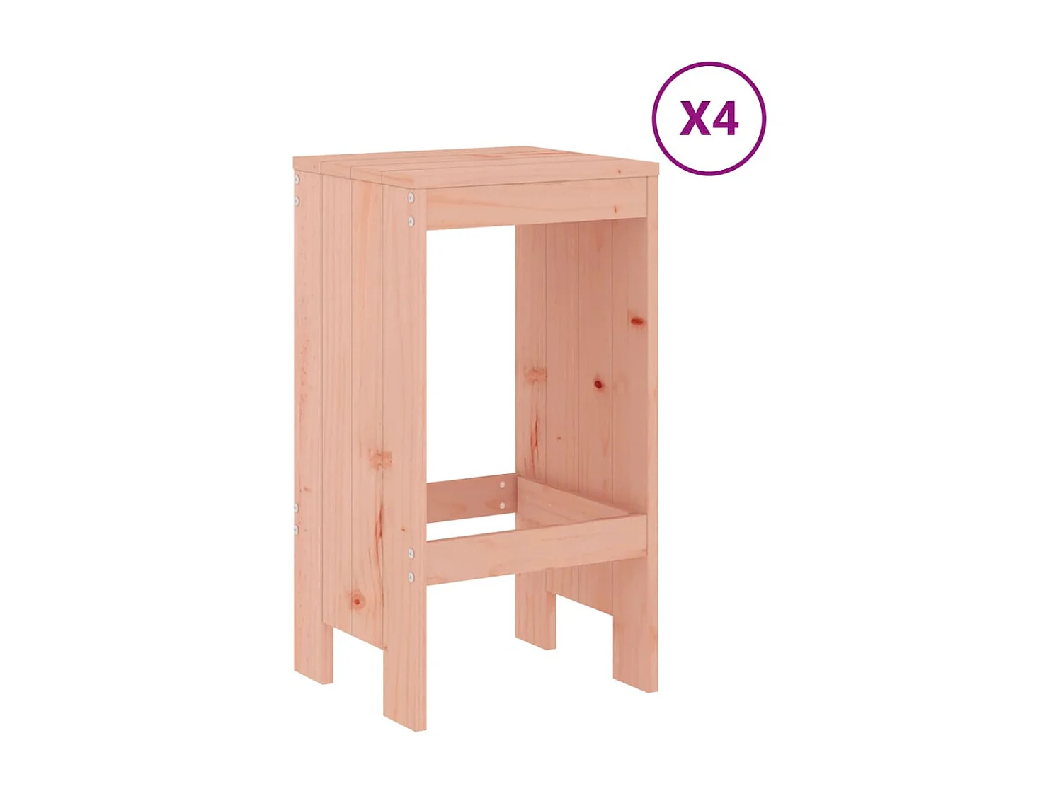 Ensemble de bar de jardin 5 pcs bois massif de Douglas GFDF77137