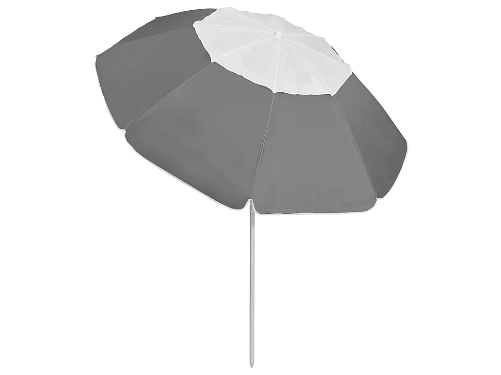 Parasol de plage Anthracite 300 cm WVGQ2311