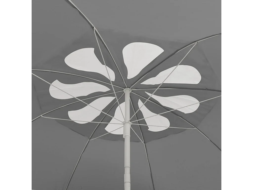 Parasol de plage Anthracite 300 cm WVGQ2311
