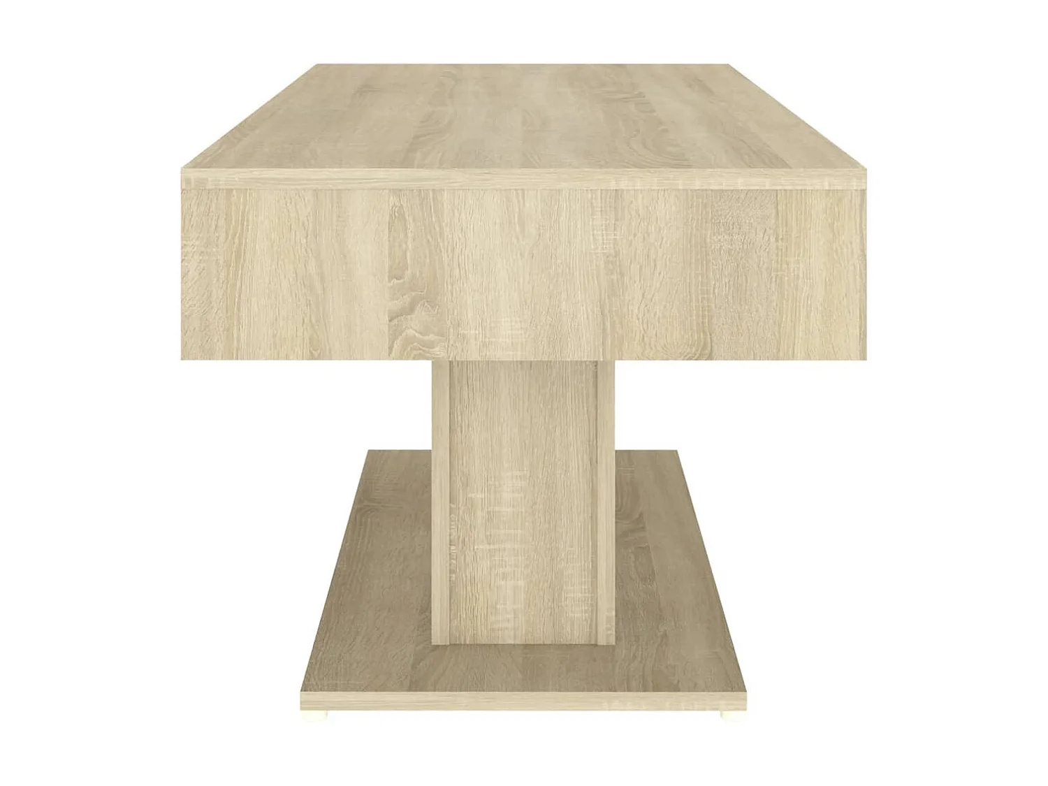 Table basse Chêne sonoma 96x50x45 cm Aggloméré GHR59474