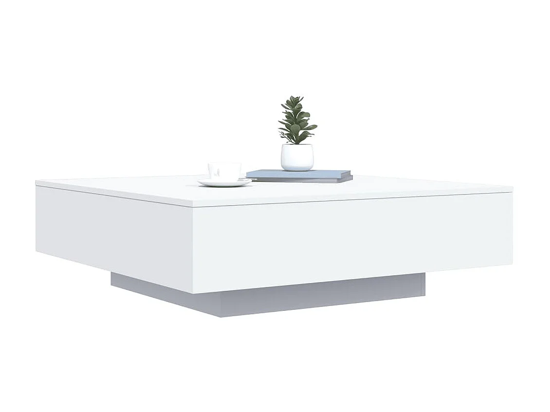 Mesa de centro 100x100x31 cm derivados de madeira branco PT894094