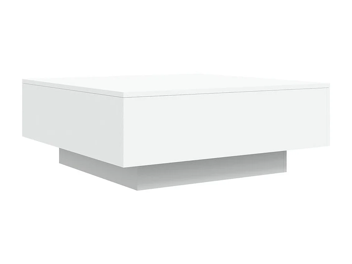 Mesa de centro madera de ingeniería blanco 80x80x31 cm ES84159