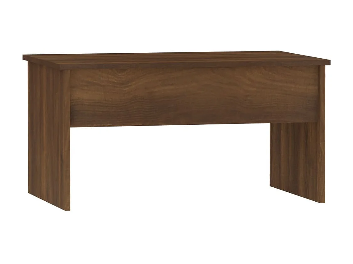 Table basse Chêne marron 80x50,5x41,5 cm Bois d'ingénierie GHR46838