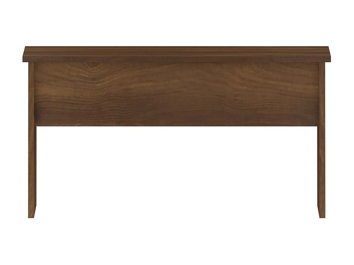Table basse Chêne marron 80x50,5x41,5 cm Bois d'ingénierie GHR46838