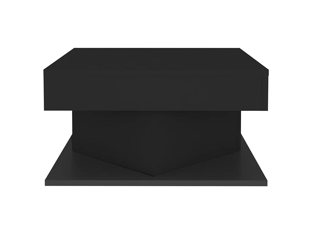 Mesa de centro 57x57x30 cm derivados de madeira preto PT607993