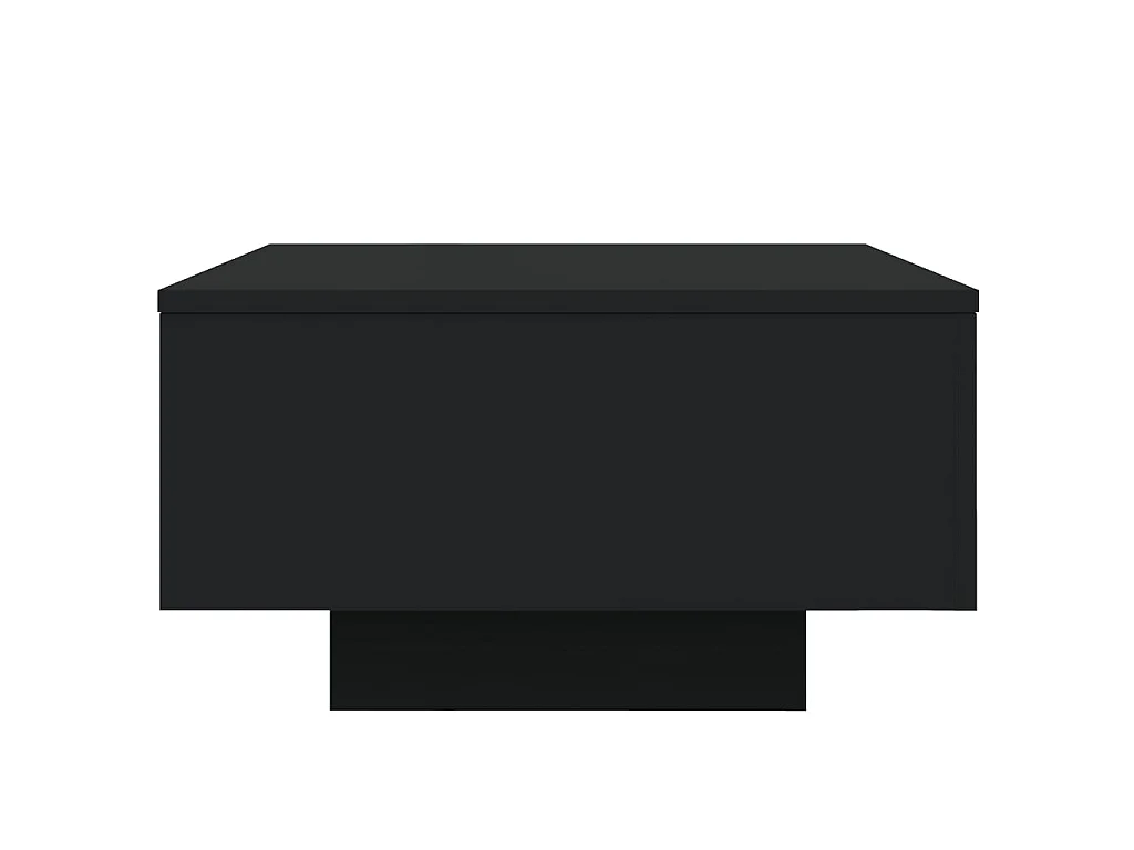 Mesa de centro madera de ingeniería negro 55x55x31 cm ES67980