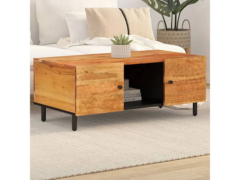 Mesa de centro 100x54x40 cm madeira de acácia maciça PT628049