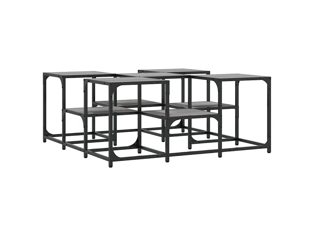 Mesa de centro 91x91x40 cm derivados de madeira cinzento sonoma PT621117