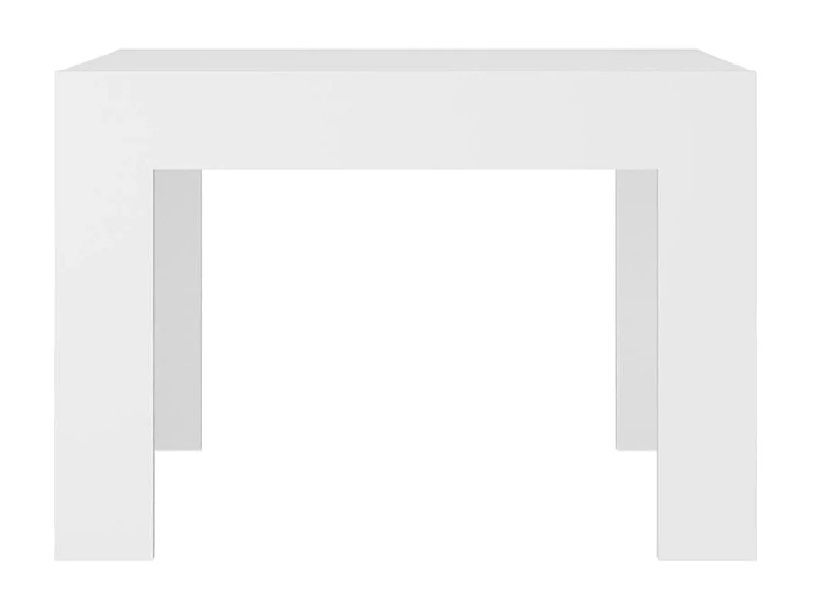 Table basse Blanc 50x50x35 cm Aggloméré GHR31465