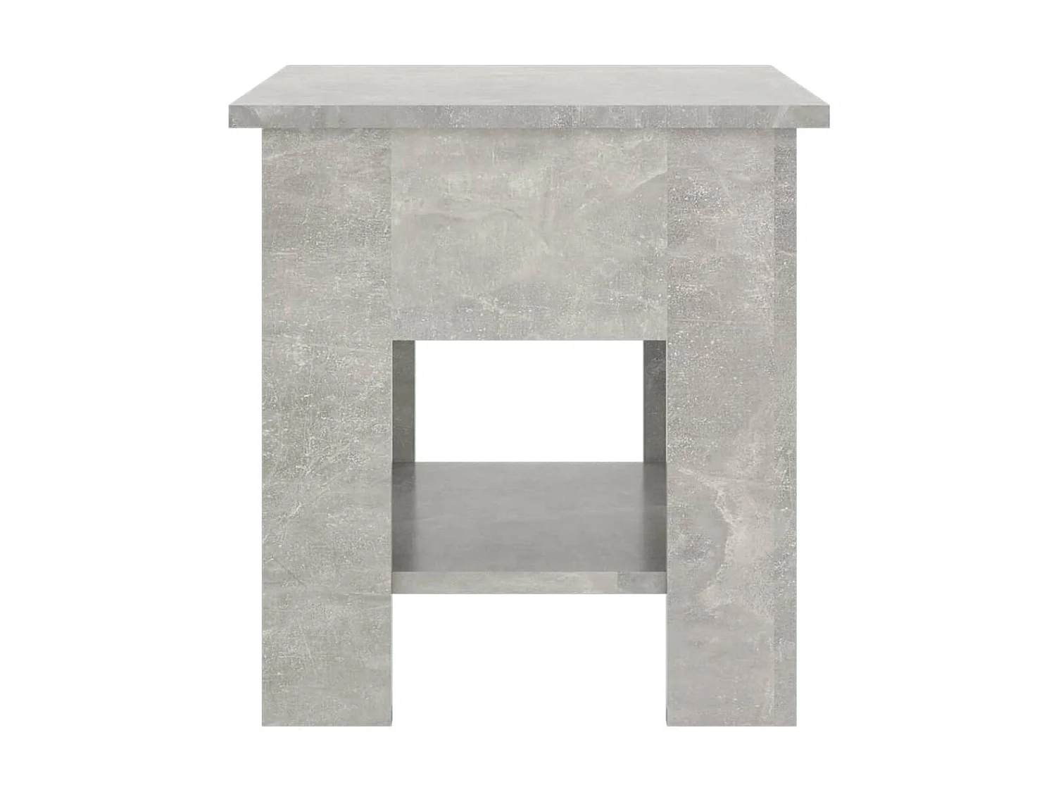 Table basse Gris béton 40x40x42 cm Bois d'ingénierie GHR88717