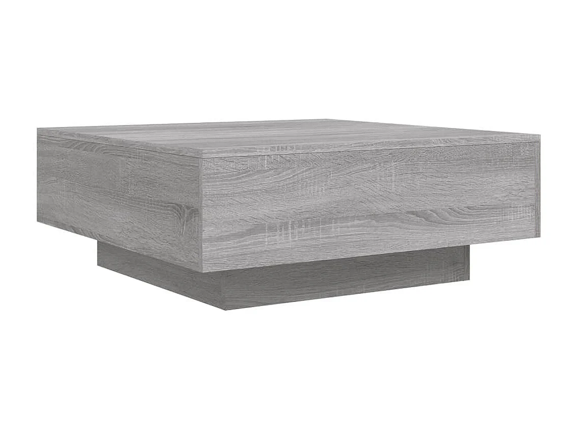 Mesa de centro 80x80x31 cm contraplacado cinzento sonoma PT522189