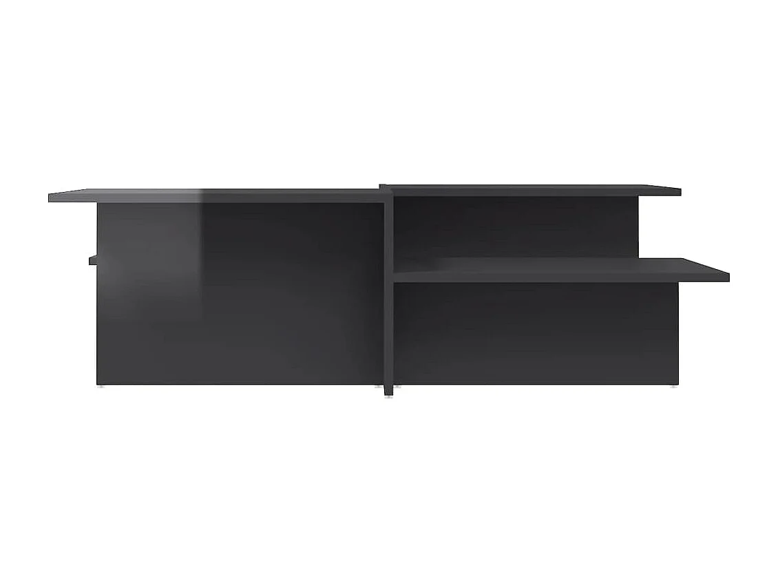 Tables basses 2 pcs gris brillant bois d'ingénierie GHR21059