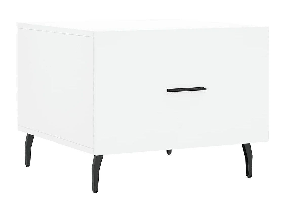 Tables basses 2 pcs blanc 50x50x40 cm bois d'ingénierie GHR77522