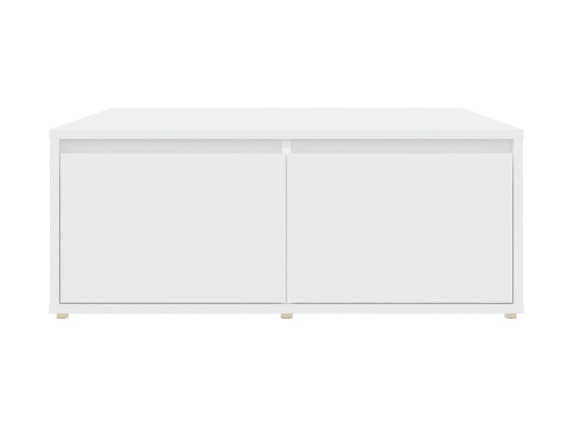 Mesa de centro 80x80x31 cm derivados de madeira branco PT574874