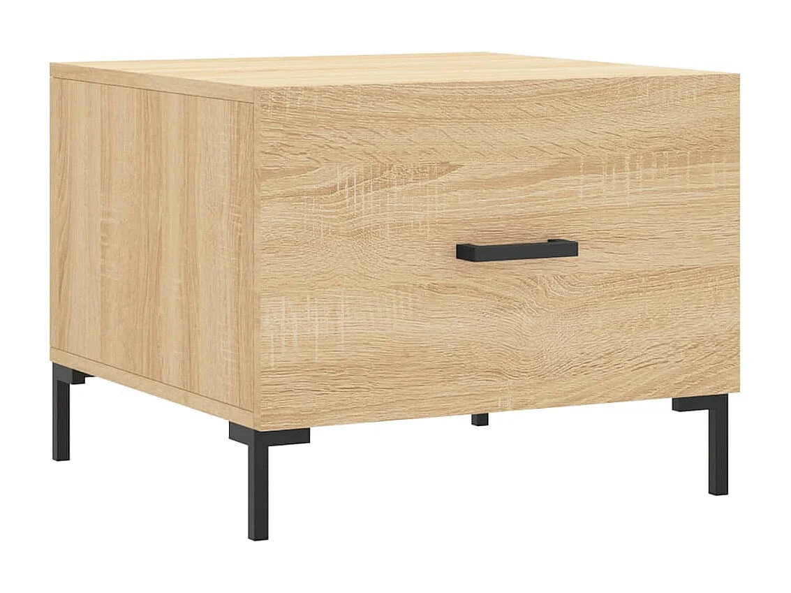 Tables basses 2 pcs chêne sonoma 50x50x40 cm bois d'ingénierie GHR28448