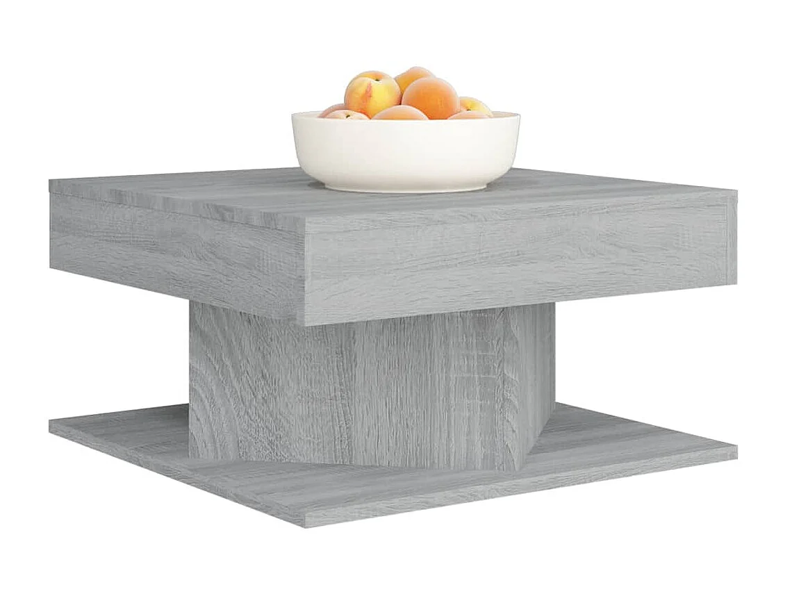 Mesa de centro 57x57x30 cm derivados de madeira cinzento sonoma PT918513