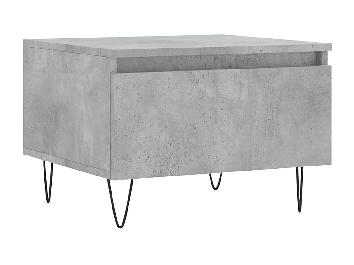 Tables basses 2 pcs gris béton 50x46x35 cm bois d'ingénierie GHR50774