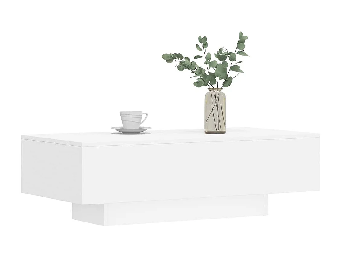 Mesa de centro 100x49,5x31 cm derivados de madeira branco PT165559