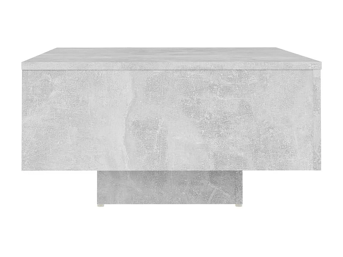 Mesa de centro madera de ingeniería gris hormigón 60x60x31,5 cm ES14633