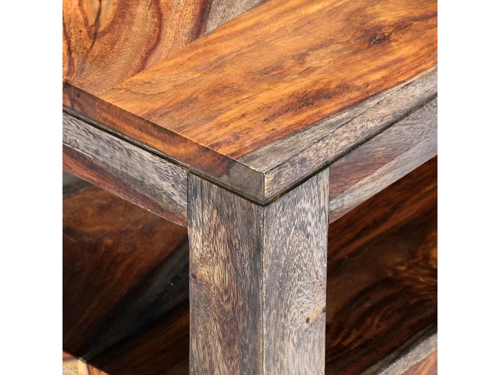 Mesa de centro 100x50x40 cm madeira de sheesham maciça cinzento PT506382
