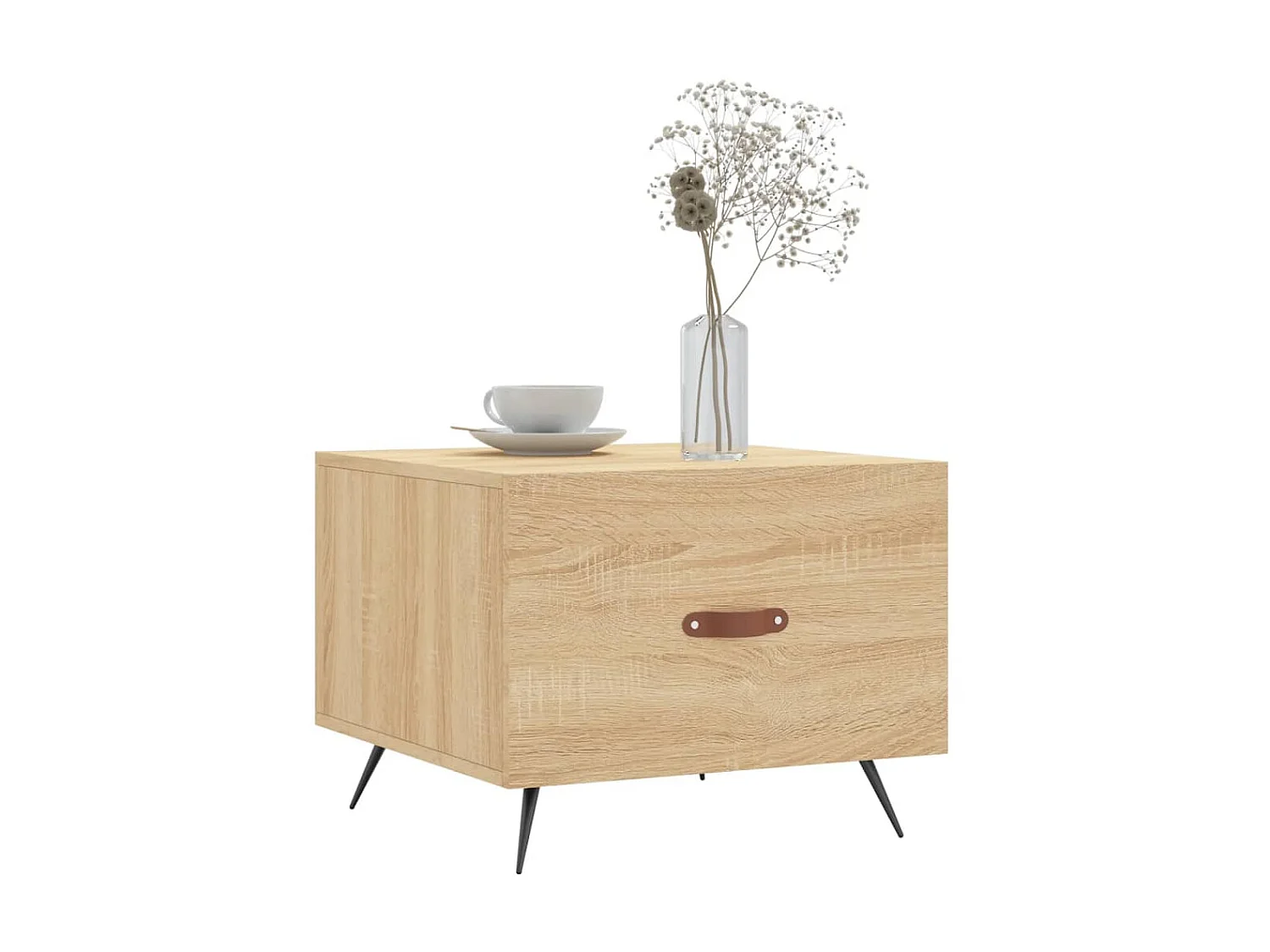 Mesas de centro 2 pcs 50x50x40cm deriv. madeira carvalho sonoma PT294188