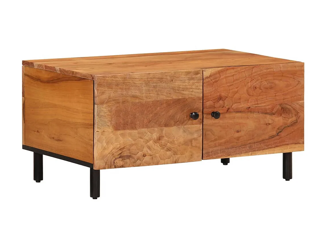 Table basse 80x50x40 cm bois massif d'acacia GHR51918