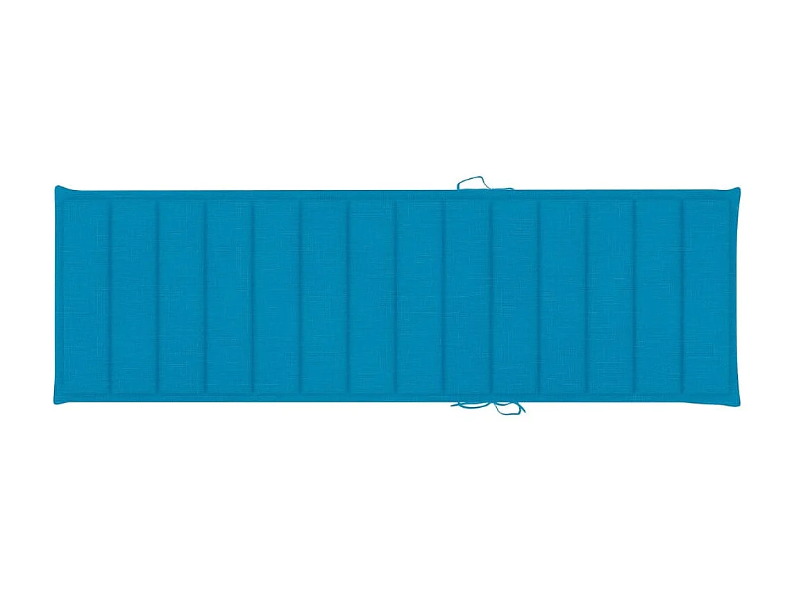 Ligbed met blauw kussen geïmpregneerd grenenhout NL833913