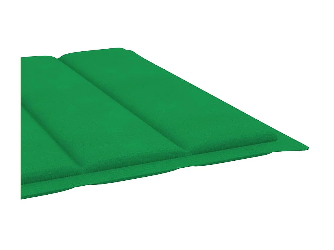 Bain de soleil de jardin avec table et coussin Pin imprégné SEF19312