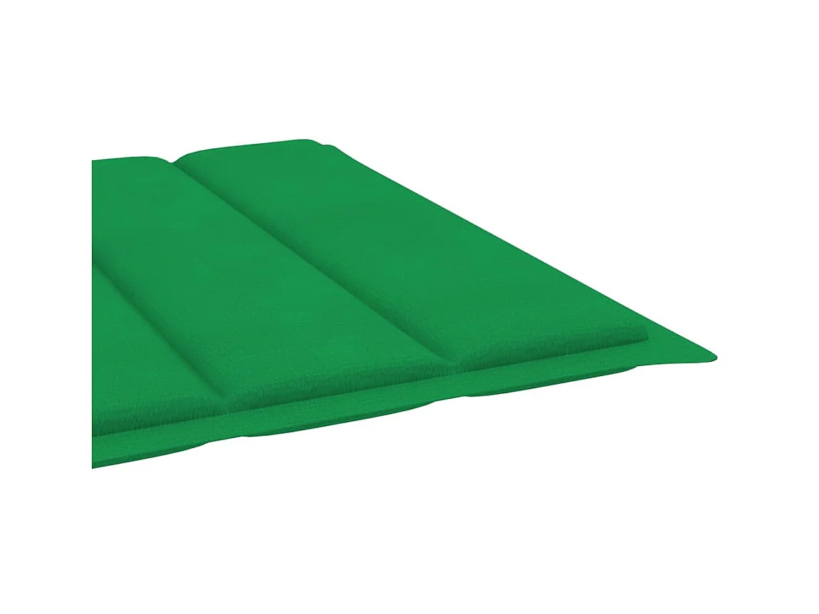 Tumbona de jardín con mesa y cojín de madera de pino impregnada ES89702