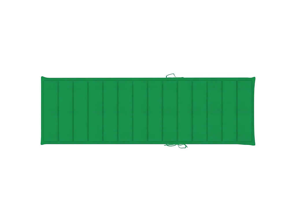 Bain de soleil de jardin avec table et coussin Pin imprégné SEF19312