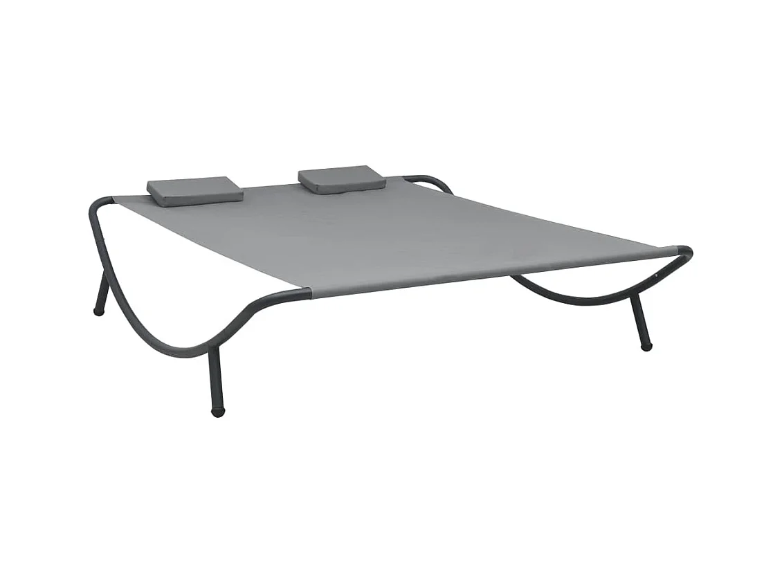 Bain de soleil d'extérieur Tissu Anthracite SEF35456