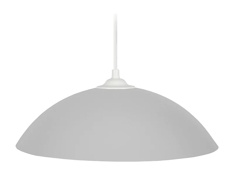 Suspensão TOSEL  DEMI LUNE A metal cúpula castanho D40 x  H70  cm