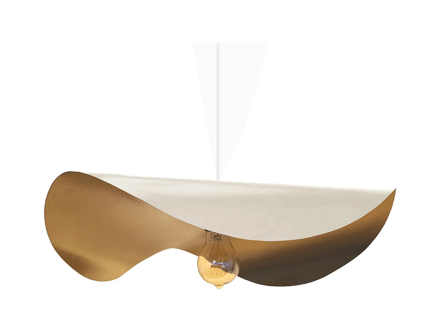 Suspension TOSEL ,métal,Blanc   ,H65xD50xP50cm
