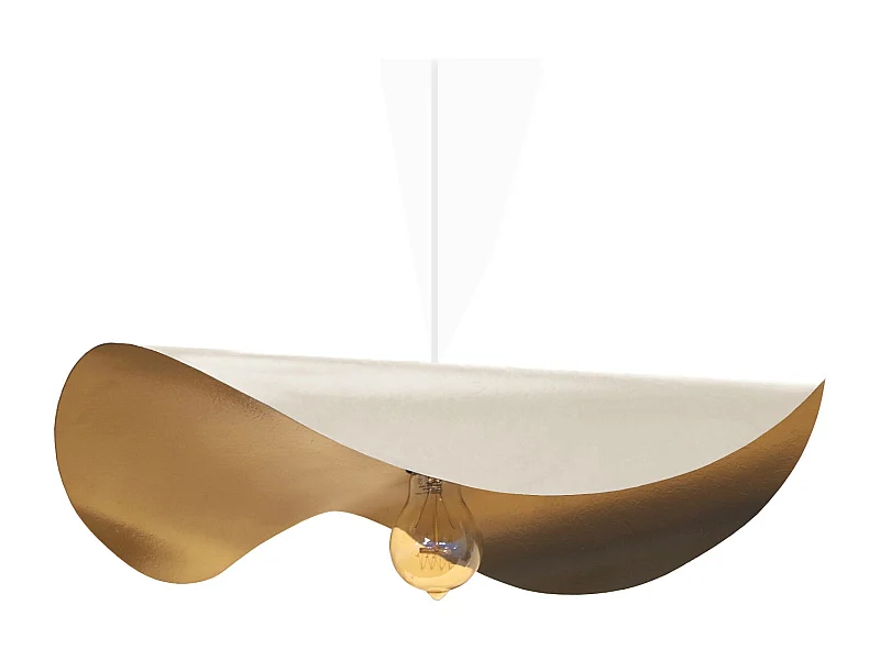 Suspension TOSEL ,métal,Blanc   ,H65xD50xP50cm