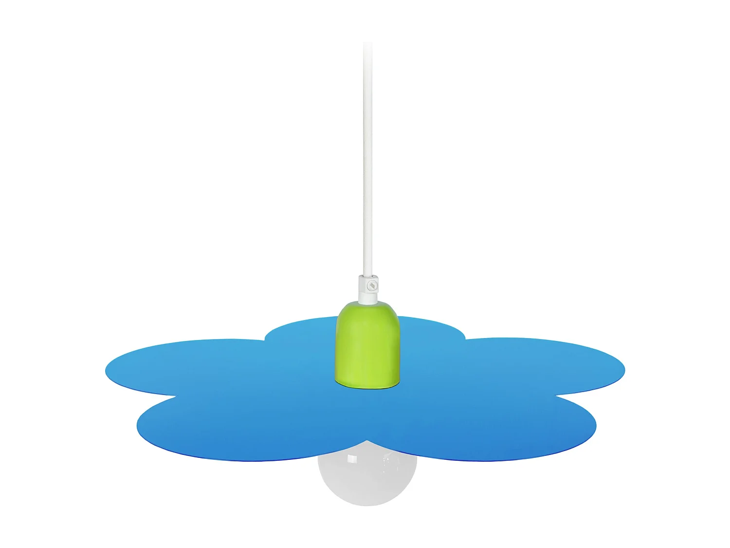 Suspension d'Enfant TOSEL ,métal,Bleu,H 68xD 30x P 30cm