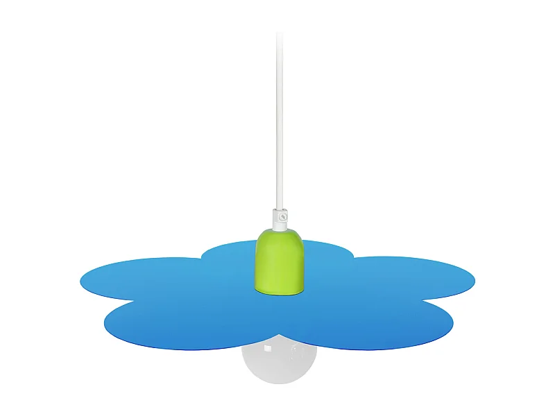 Suspension d'Enfant TOSEL ,métal,Bleu,H 68xD 30x P 30cm