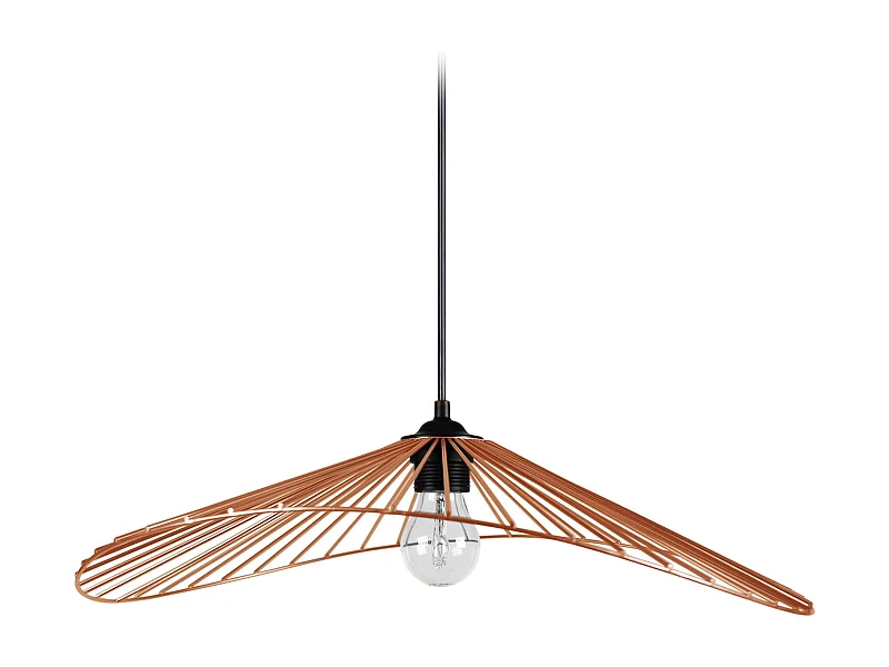 Suspensión  TOSEL ,metal,Bronce ,A 70x D44xP50cm