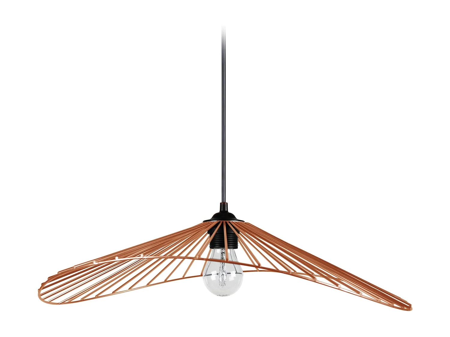 Suspension TOSEL ,métal,Cuivre ,H 70x D44xP50cm